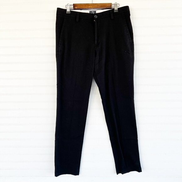 Men's Dockers City Tech Slim-Fit Trouser Pants, Size: 33x32, Black - Picture 1 of 12